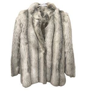 Del Bene Genuine Fur Coat, Small, Vintage Luxury Fox Fur Jacket